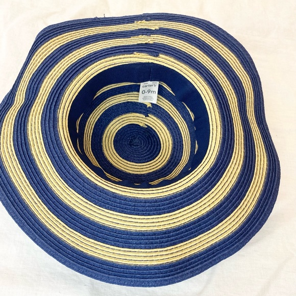 Infant Striped Floppy Sun Hat - Picture 7 of 11